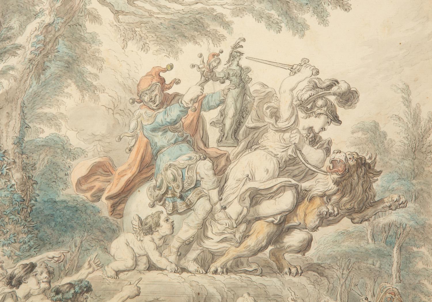 An Allegory with Bacchanalian Revelers