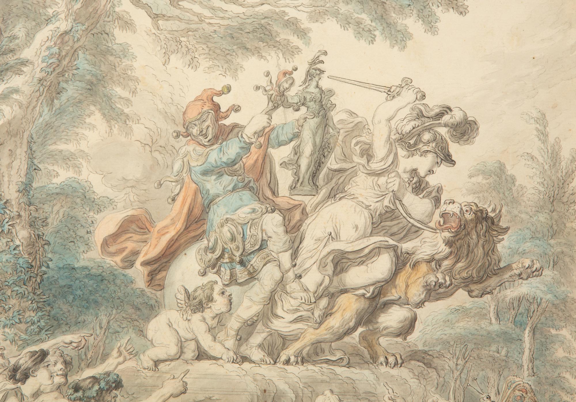 An Allegory with Bacchanalian Revelers