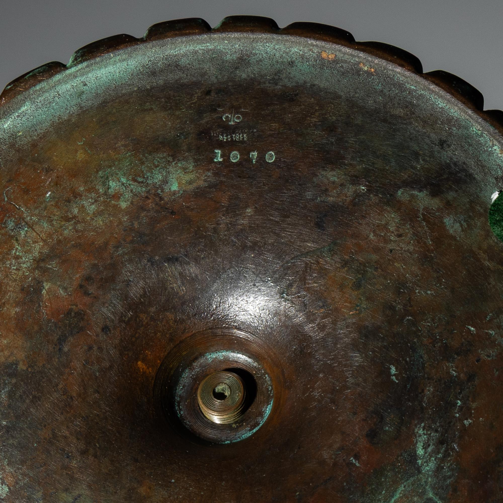 Blown-out candlestick, c. 1910