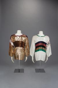 Two Geoffrey Beene Sequin Tops, 1976