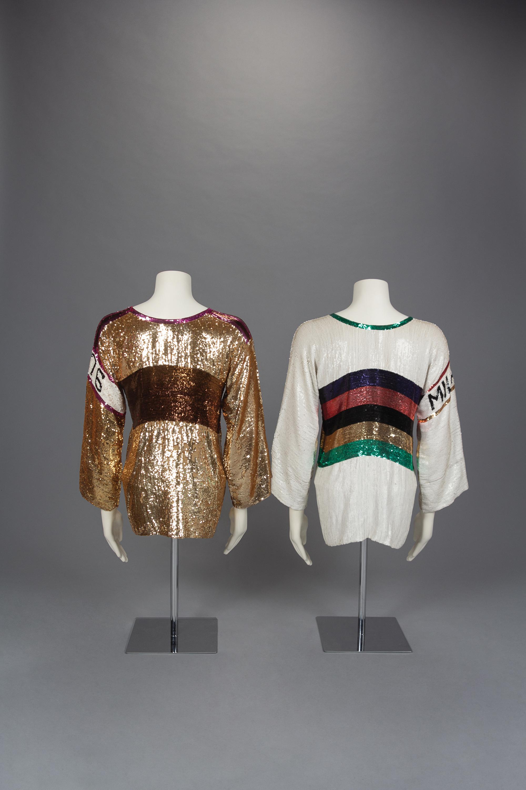 Two Geoffrey Beene Sequin Tops, 1976