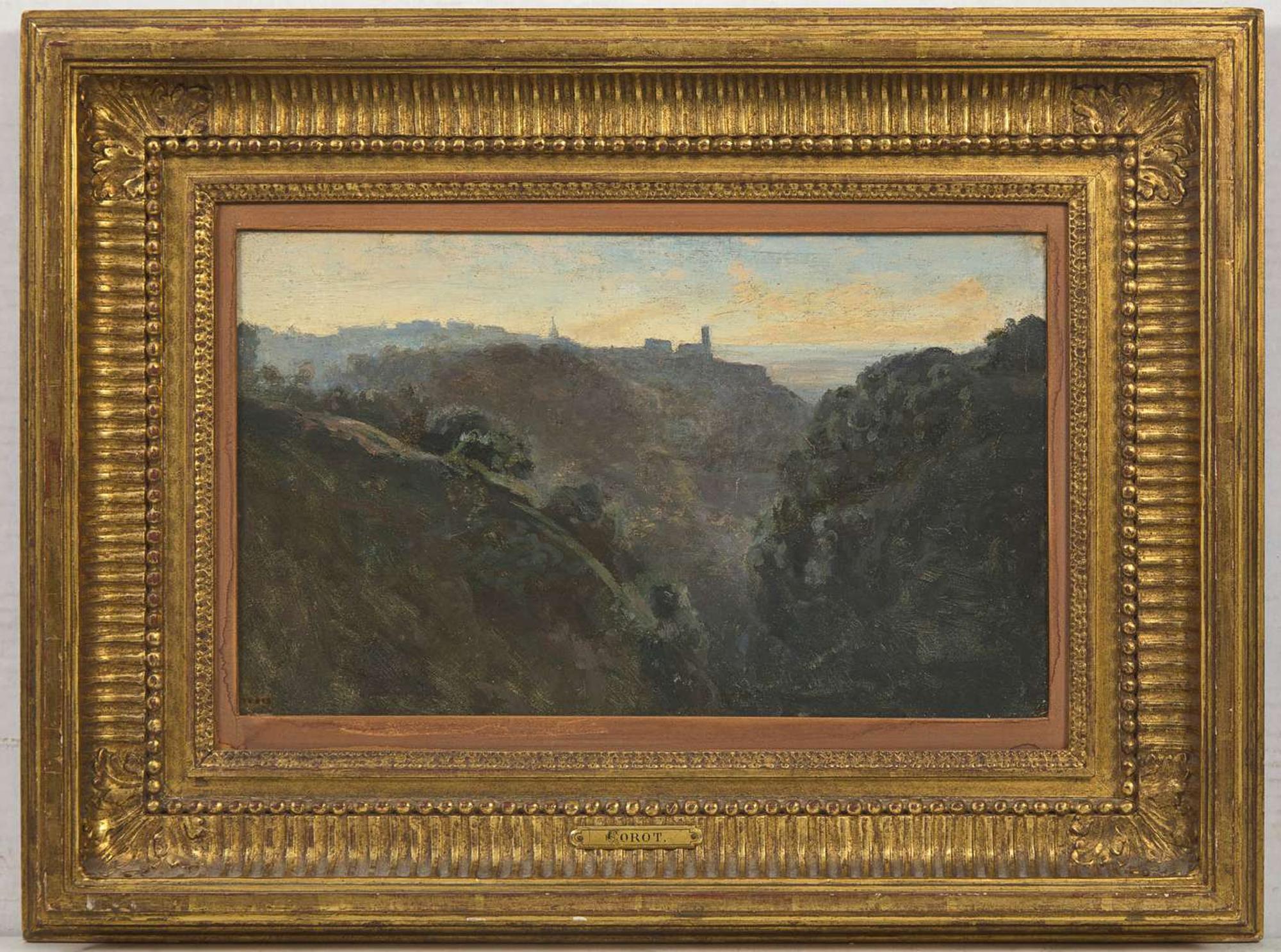 Jean-Baptiste-Camille Corot (French, 1796-1875) - Matinée Brumeuse dans les Montagnes