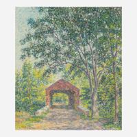 Samuel George Phillips (American, 1890-1965) - The Red Covered Bridge