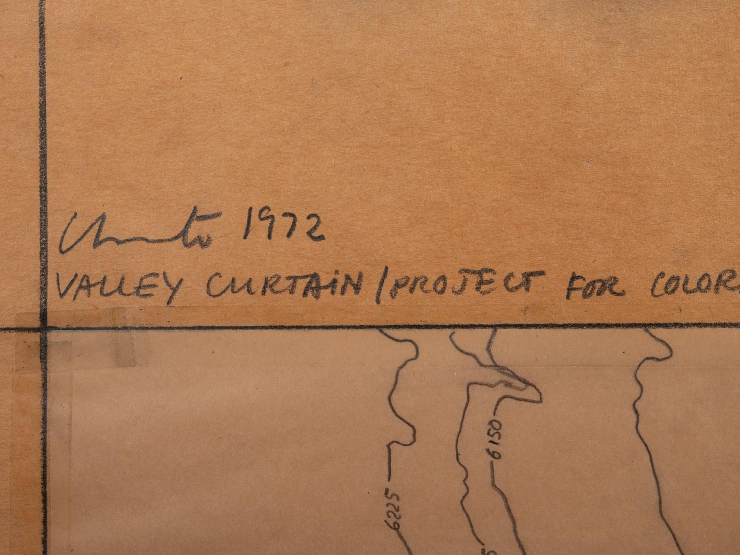 Valley Curtain |Project for Colorado| Grand Hoeback, 7 miles North from Rifle