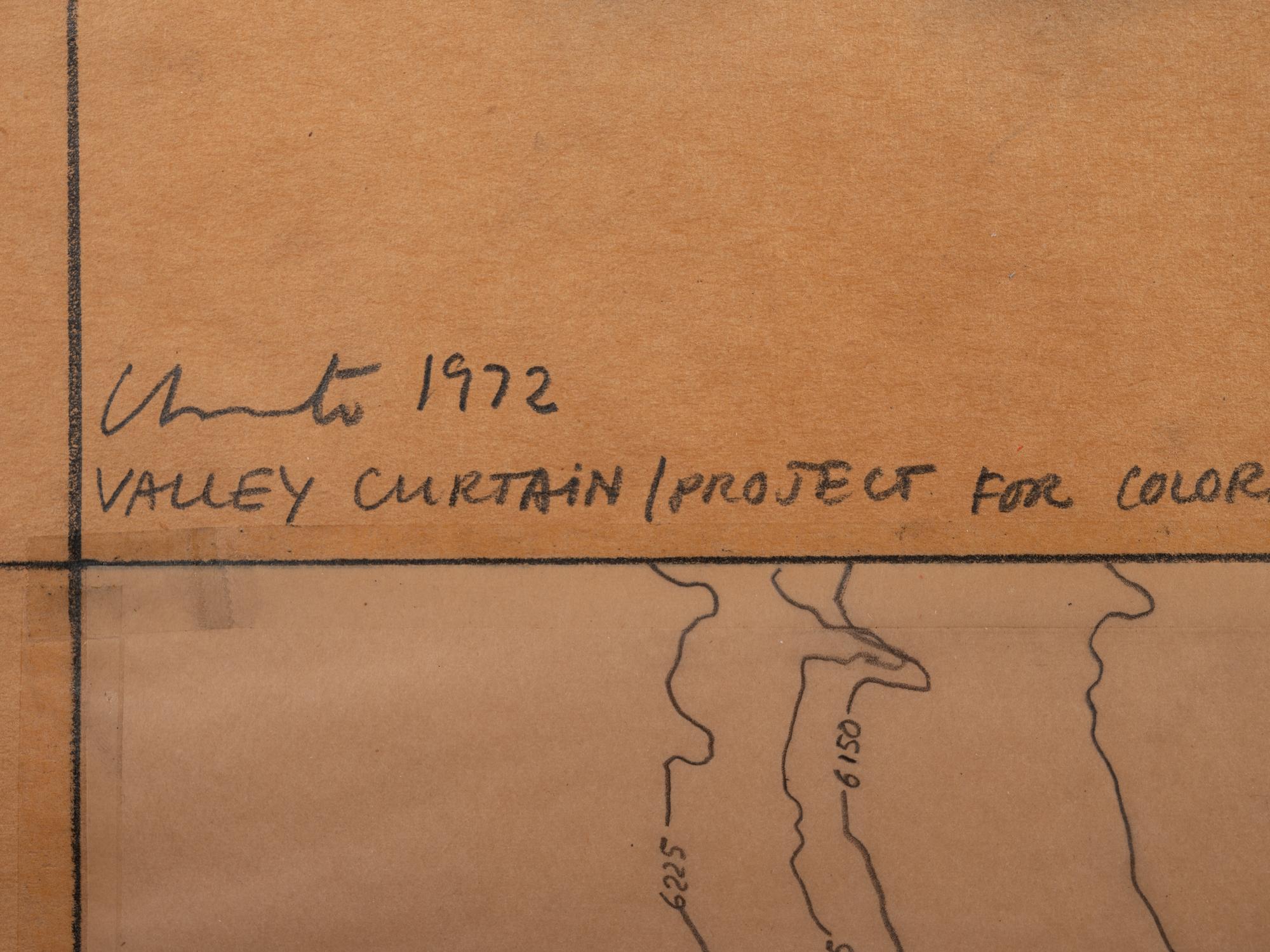 Valley Curtain |Project for Colorado| Grand Hoeback, 7 miles North from Rifle