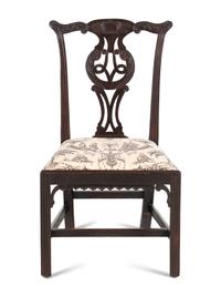 A George III Carved Side Chair