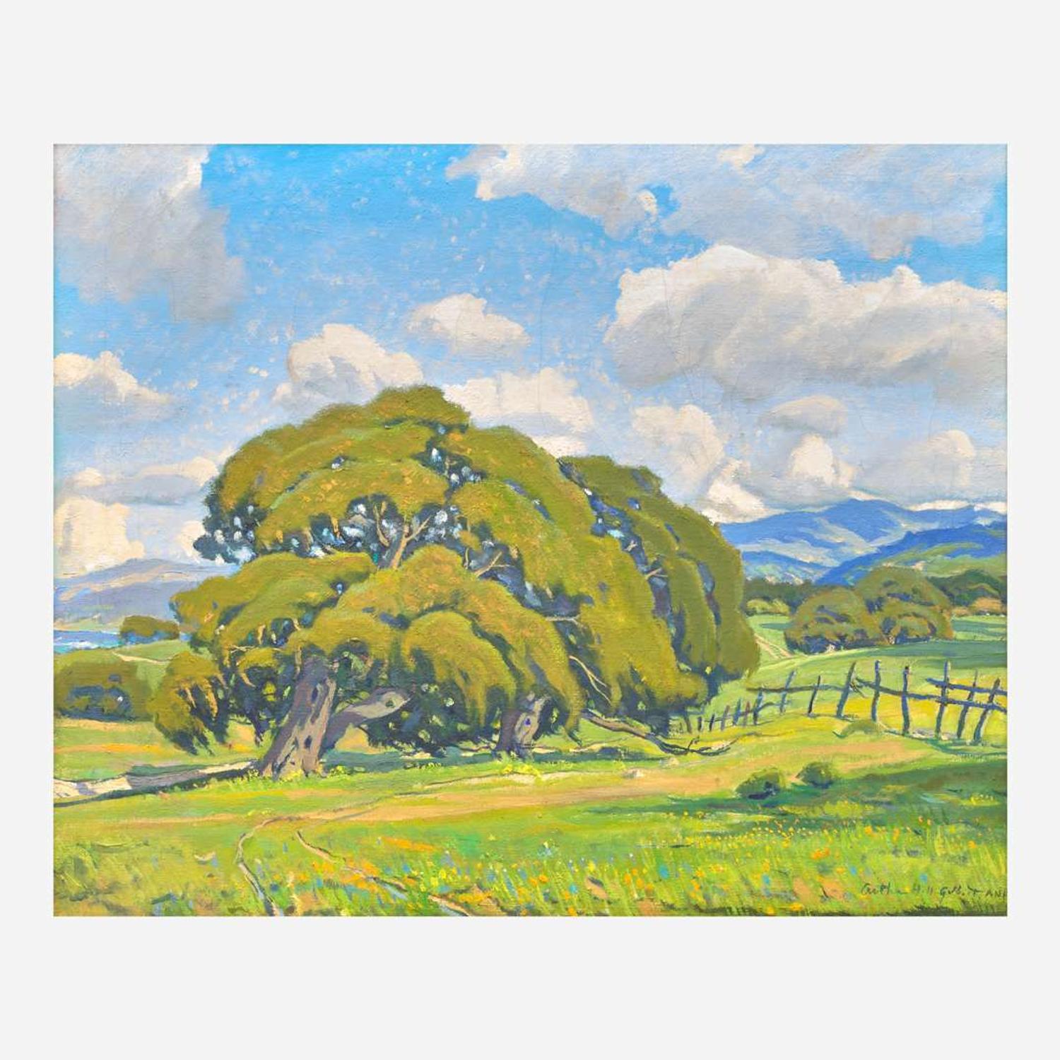 Arthur Hill Gilbert (American, 1894-1970) Oaks (Monterey)