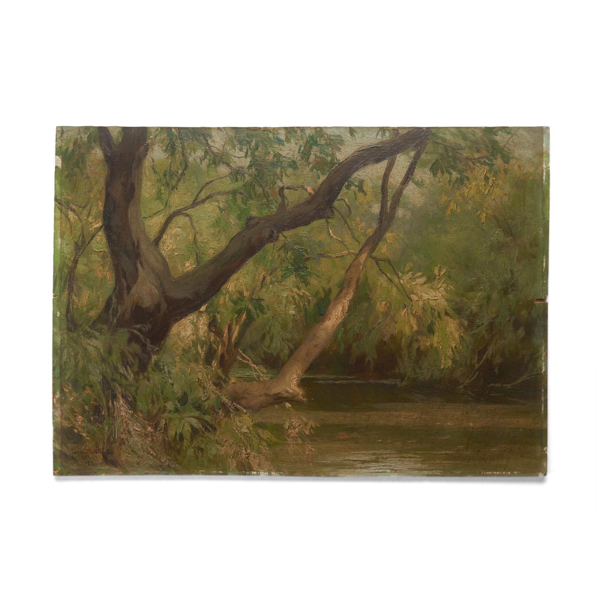 Fernando Amorsolo 阿莫索羅 (Filipino, 1892-1972) — Philippine Landscape , 1920