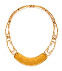 An 18 Karat Yellow Gold Elephant Motif Collar Necklace, Carrera y Carrera, 63.50 dwts.