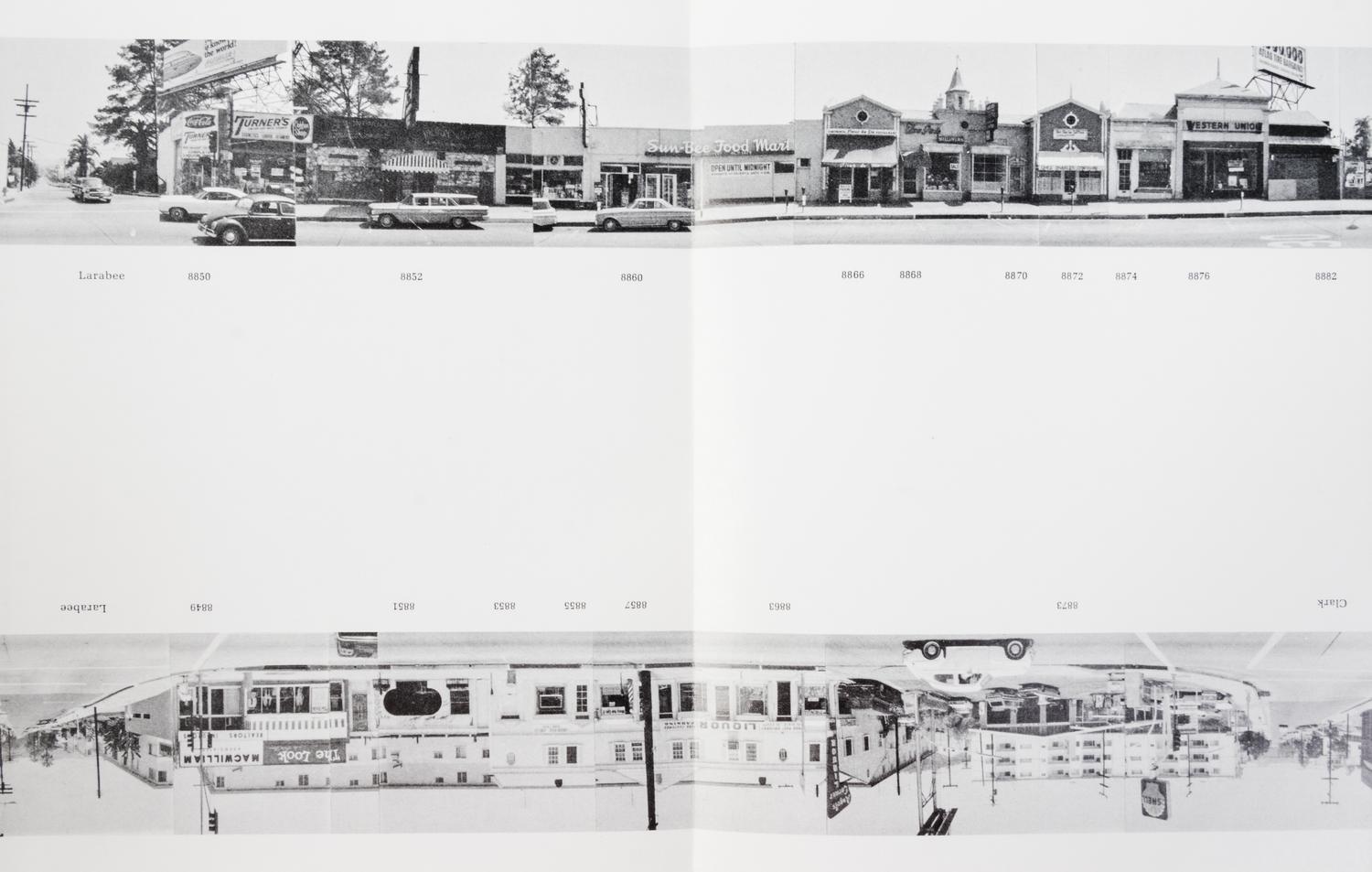 RUSCHA, ED. Every Building on the Sunset Strip. Los Angeles, 1966. First edition.