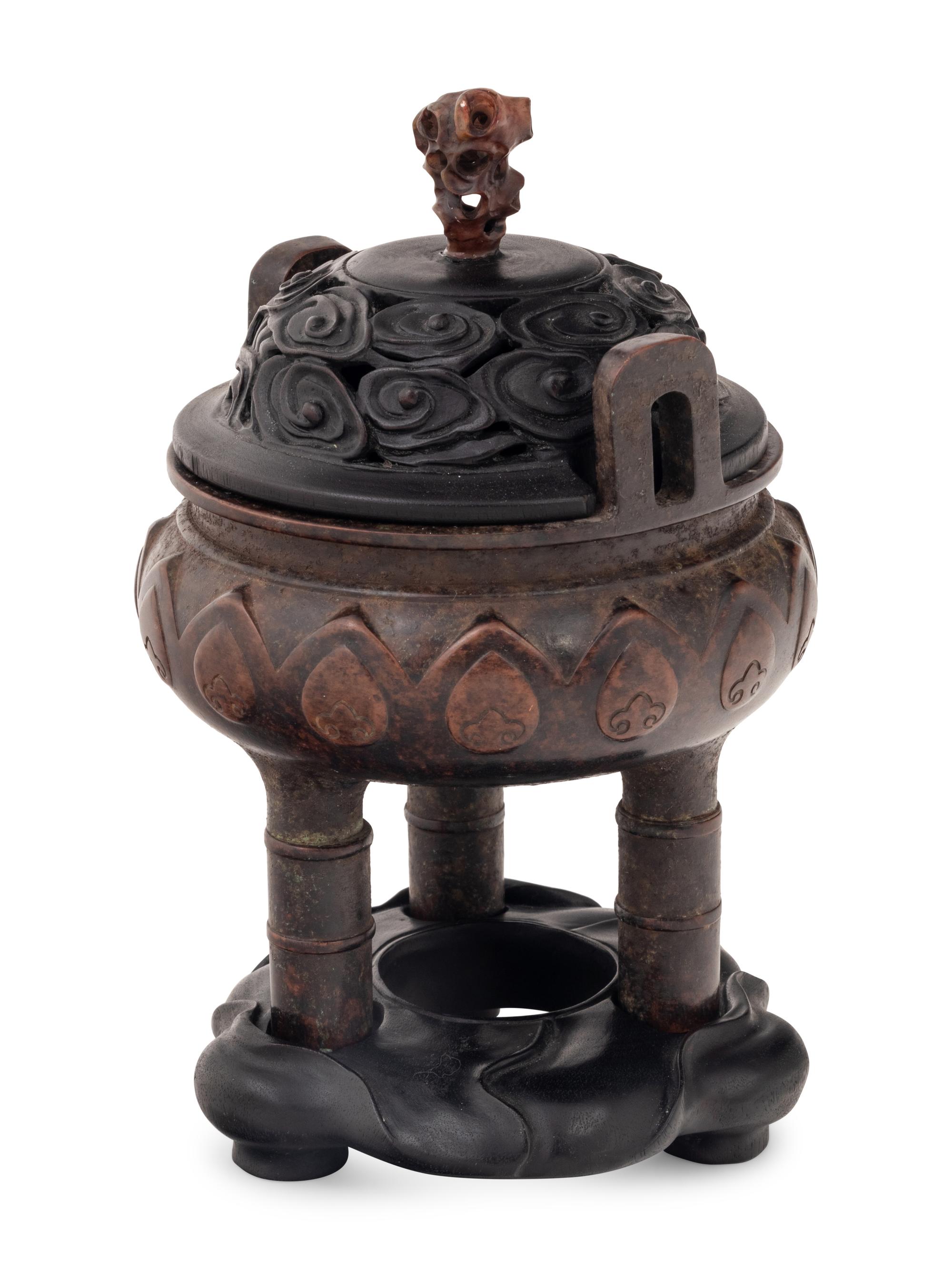 A Chinese Bronze Incense Burner
