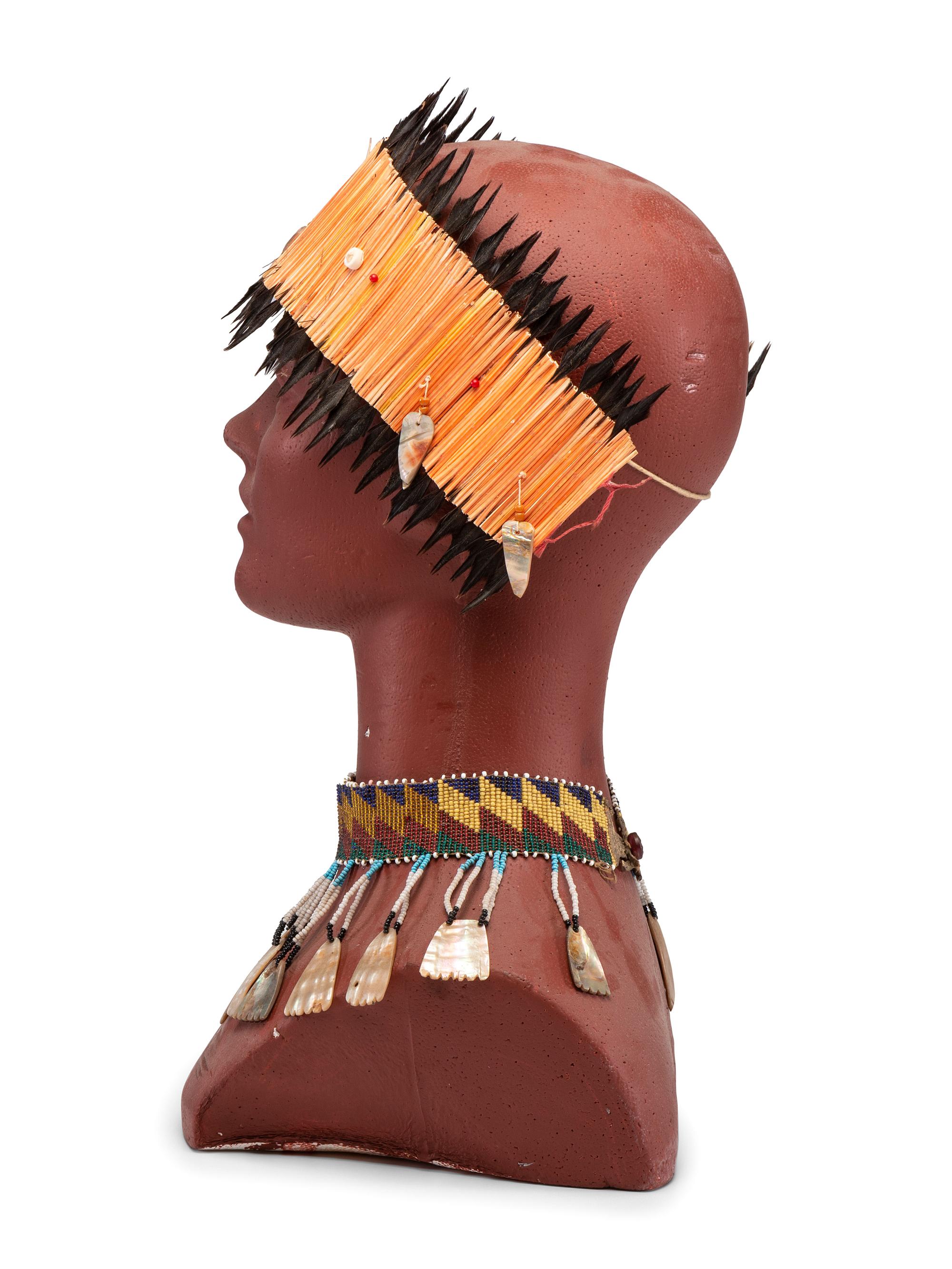 Pomo Headband and Shell Necklace