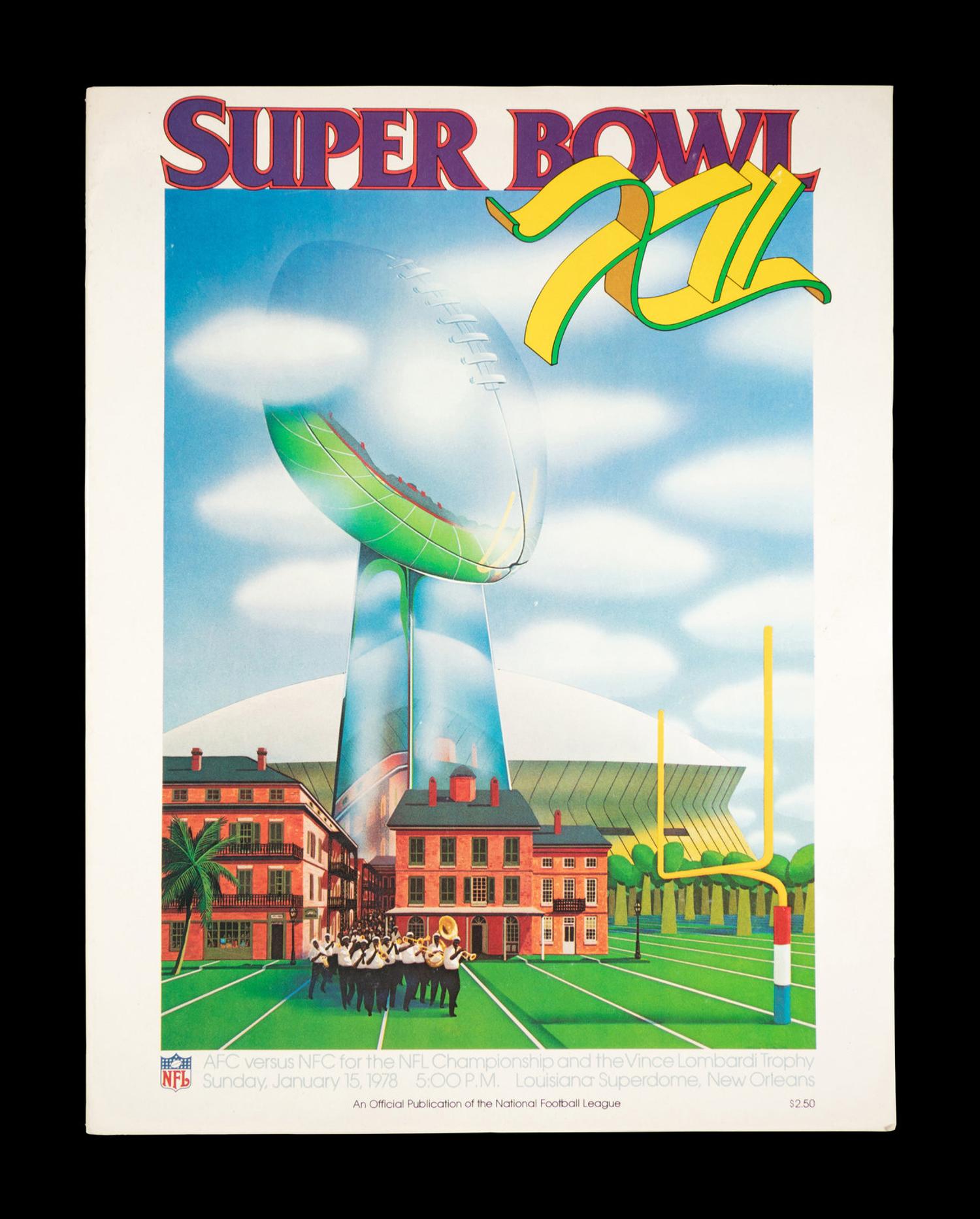 A Group of Dallas Cowboys Super Bowl XII On Site Louisiana Superdome Items,