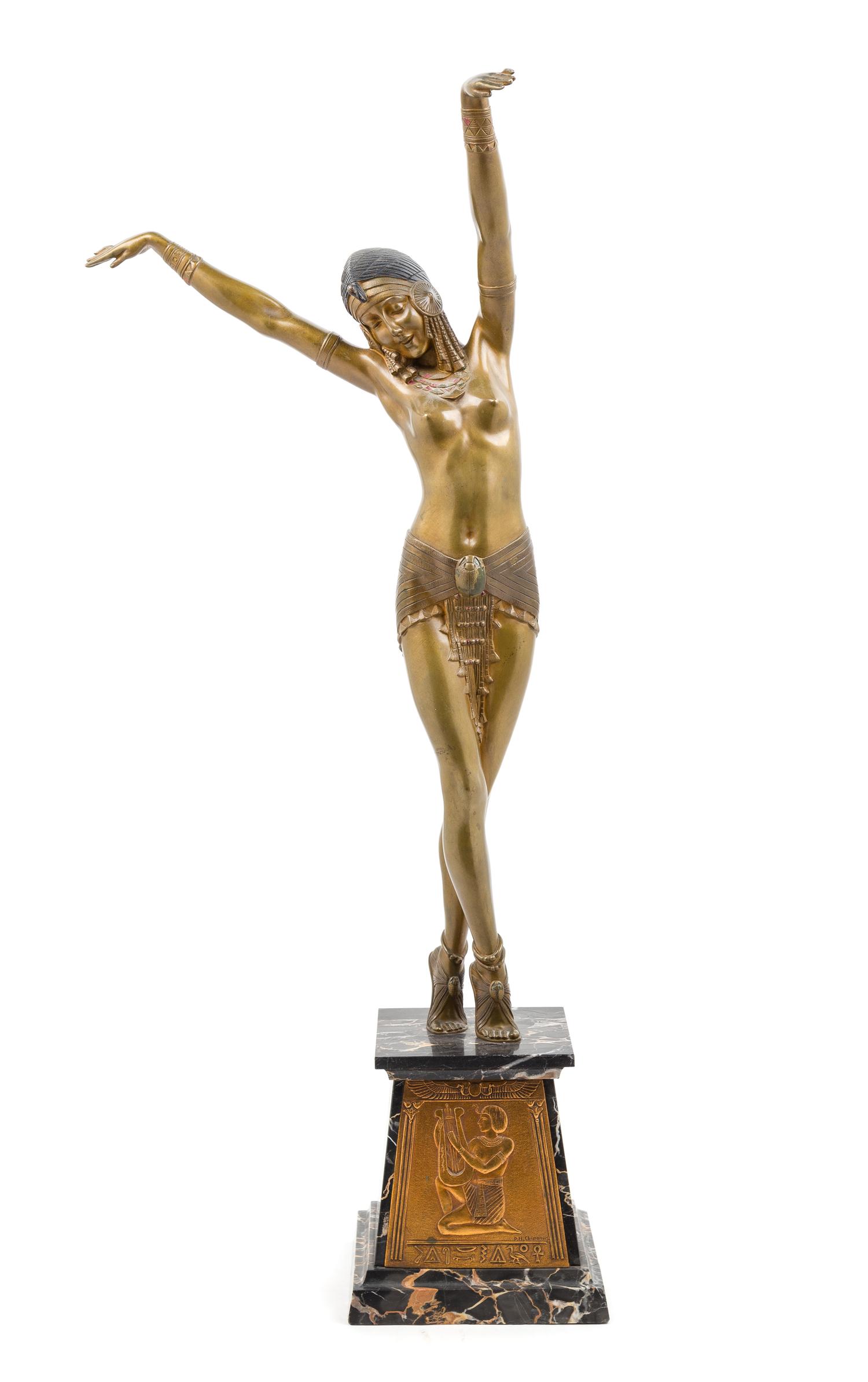 Demétre Chiparus, (Romanian/French 1886-1947), Egyptian Dancer, 1920s