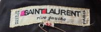 An Yves Saint Laurent Burgundy Velvet Jacket, Size 42.