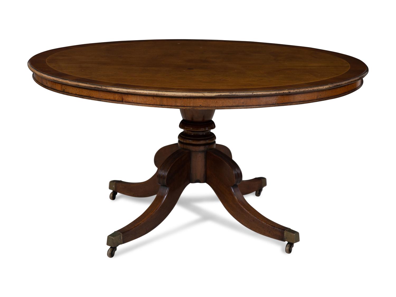 A Georgian Style Mahogany Tilt-Top Dining Table