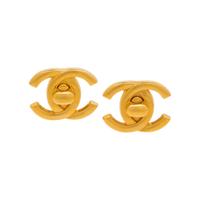 Chanel, CC Turn-Lock Ear Clips