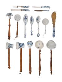 A Collection of Blue Onion Porcelain Articles