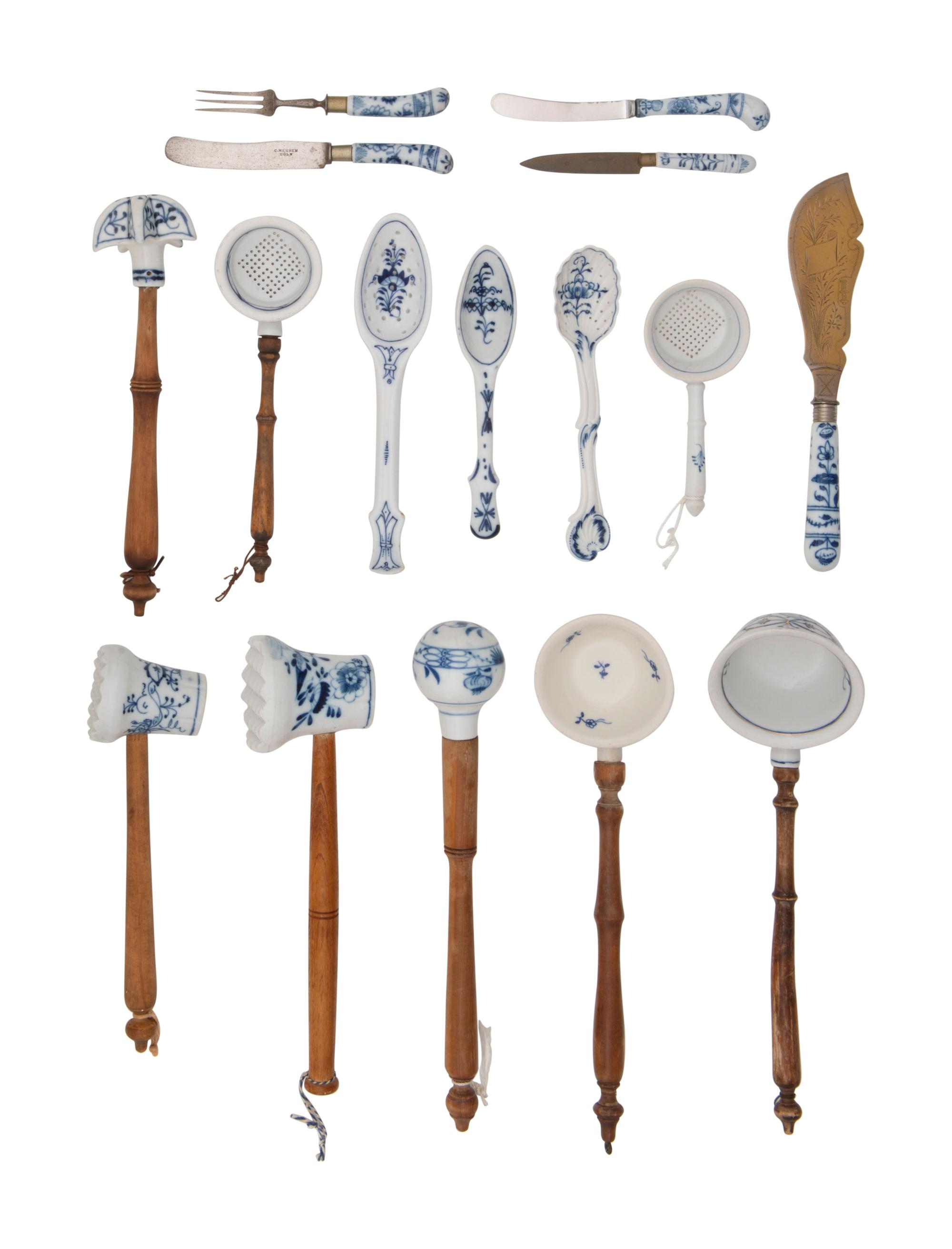 A Collection of Blue Onion Porcelain Articles