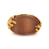 Yves Saint Laurent, Cocktail Ring & Pair of Ear Clips