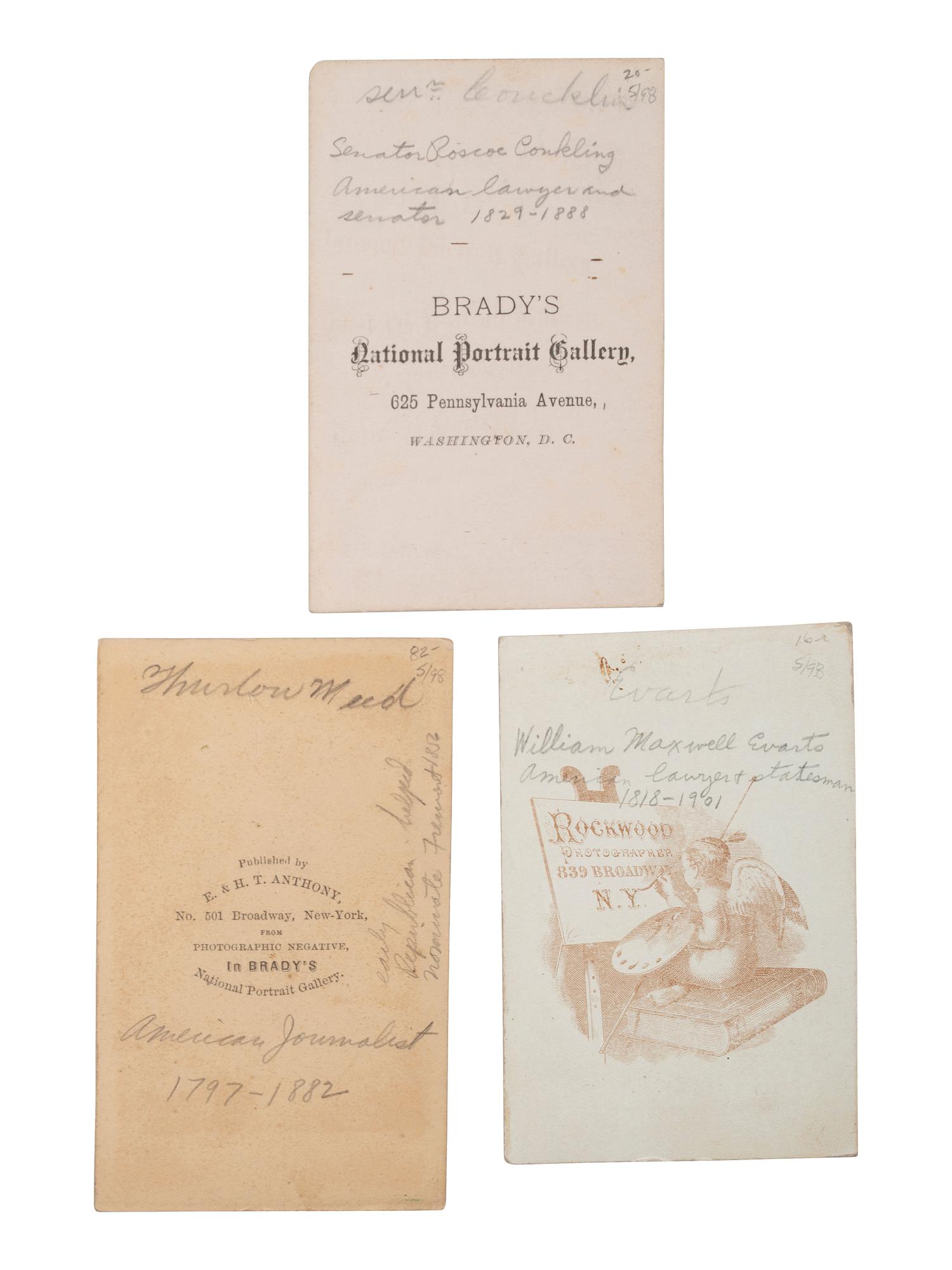 [REPUBLICAN PARTY]. Photographs and ephemera related to the Republican party in the 19th century.