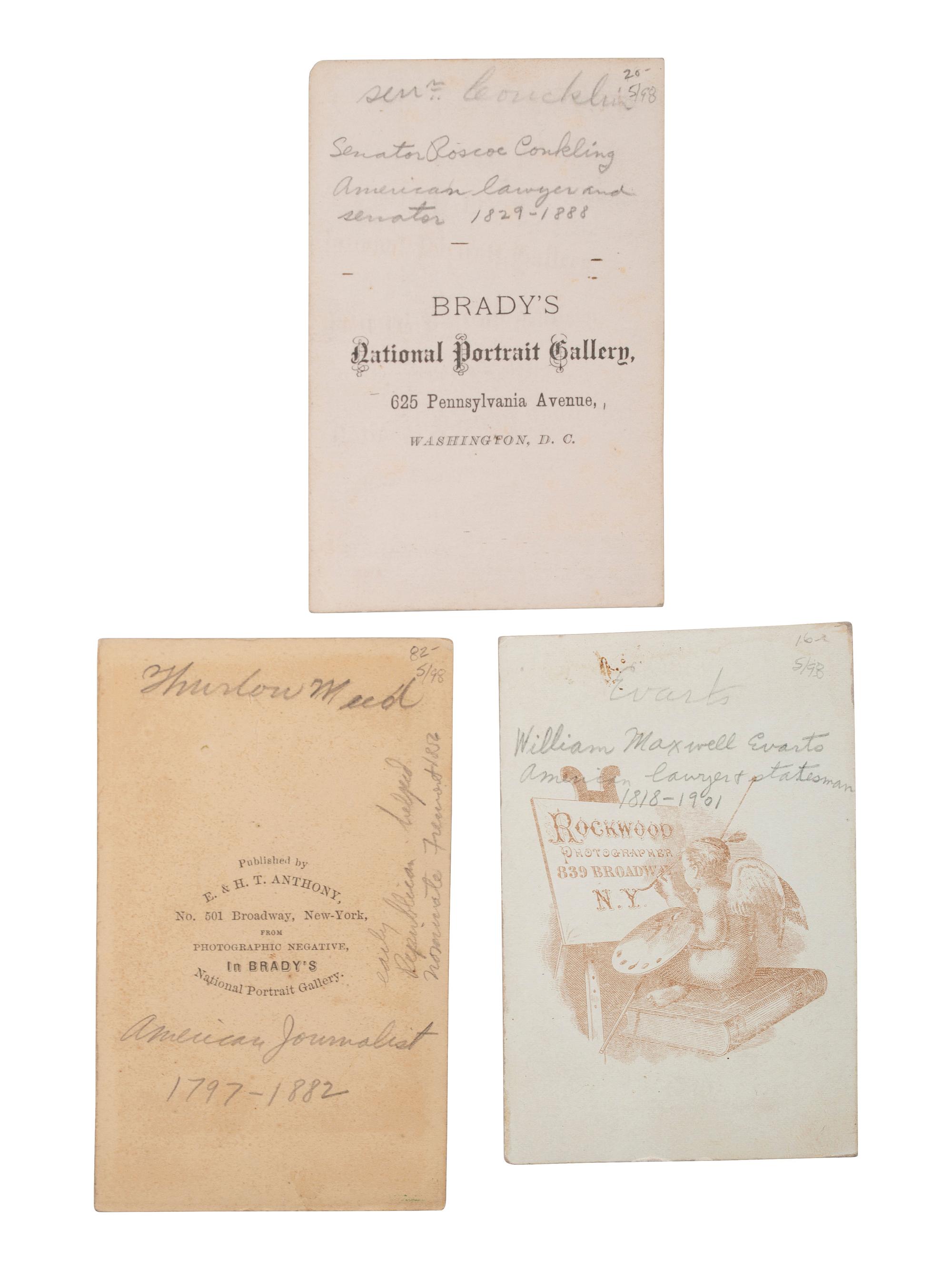 [REPUBLICAN PARTY]. Photographs and ephemera related to the Republican party in the 19th century.
