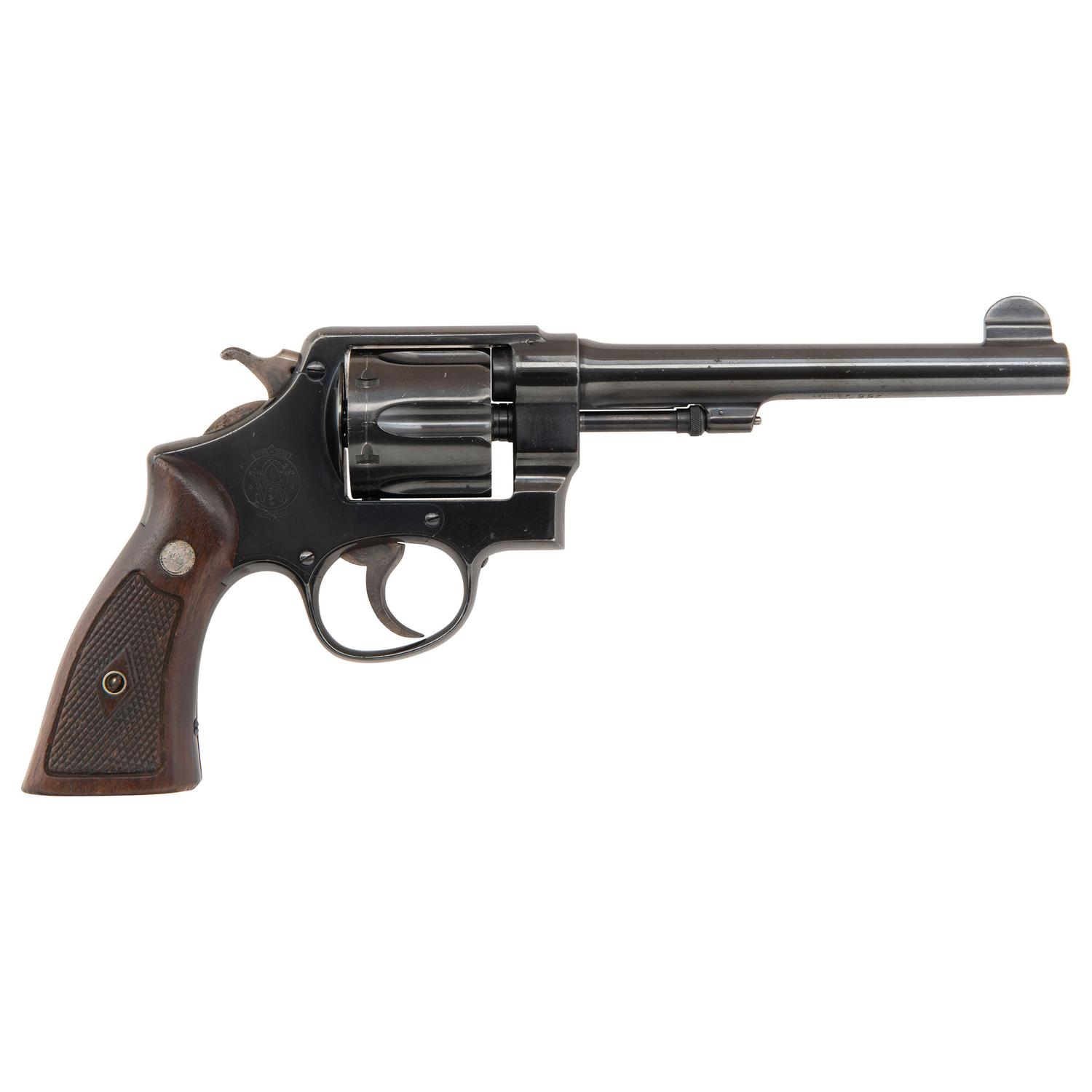 **British Proofed Smith & Wesson Mark II Hand Ejector Revolver Converted to .45 Colt