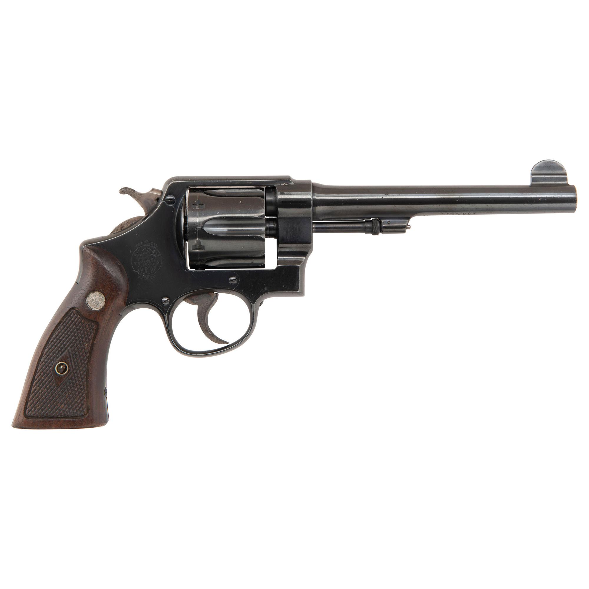 **British Proofed Smith & Wesson Mark II Hand Ejector Revolver Converted to .45 Colt