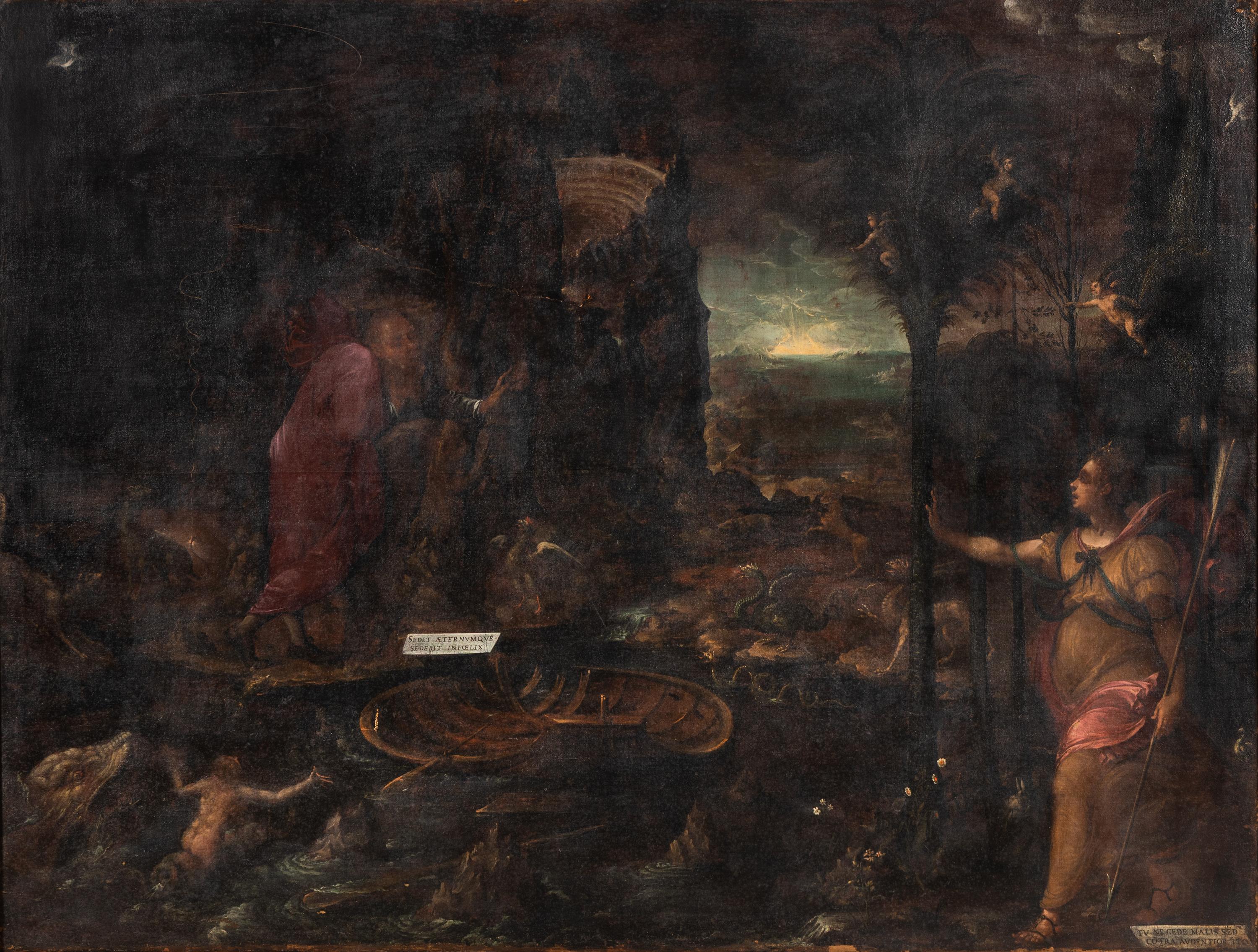 French School, late 16th/early 17th century — Dream of Raphael: Allegory of Life