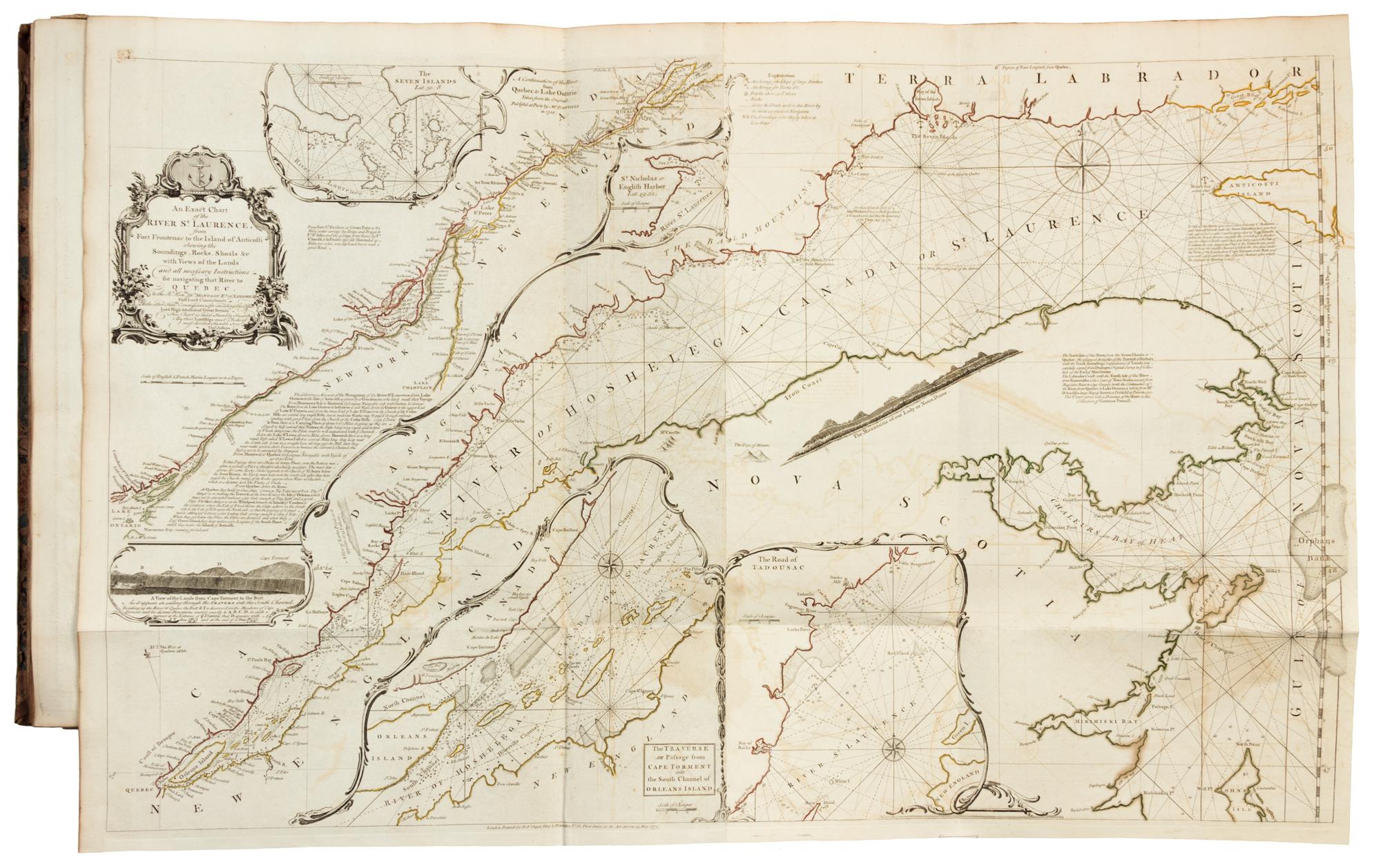 KITCHIN, Thomas (1718-1784). A General Atlas, Describing the Whole Universe. London: R. Sayer and J. Bennett, 1782[-1787].