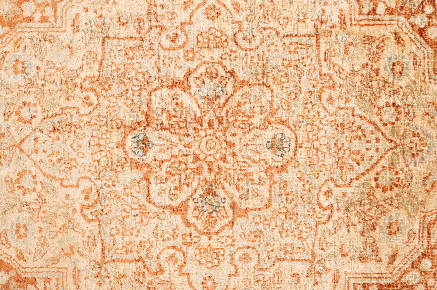 A Tabriz Silk Rug