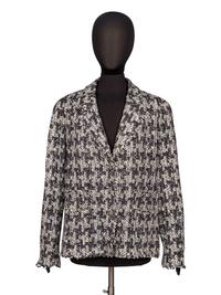 Chanel, Houndstooth Bouclé Tweed Jacket