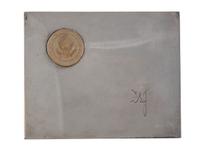 [JOHNSON, Lyndon B. (1908-1973).] A group of political items associated with the administration of President Lyndon B. Johnson and highlighted by a Tiffany & Co. box with presidential seal.