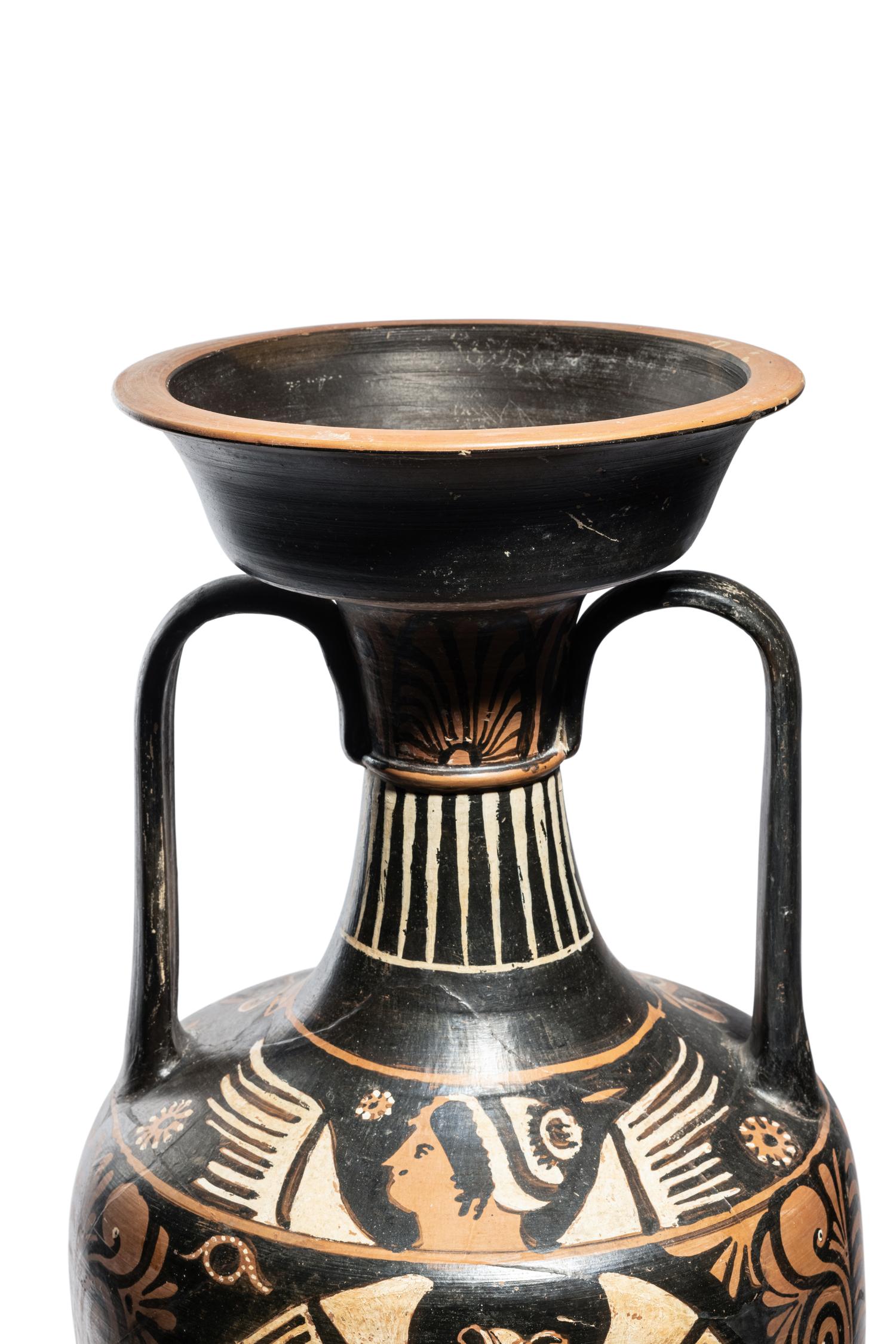 An Apulian Red-Figured Neck Amphora