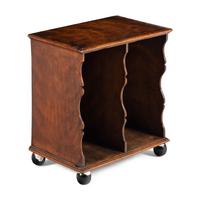 An English Fruitwood Book Rack