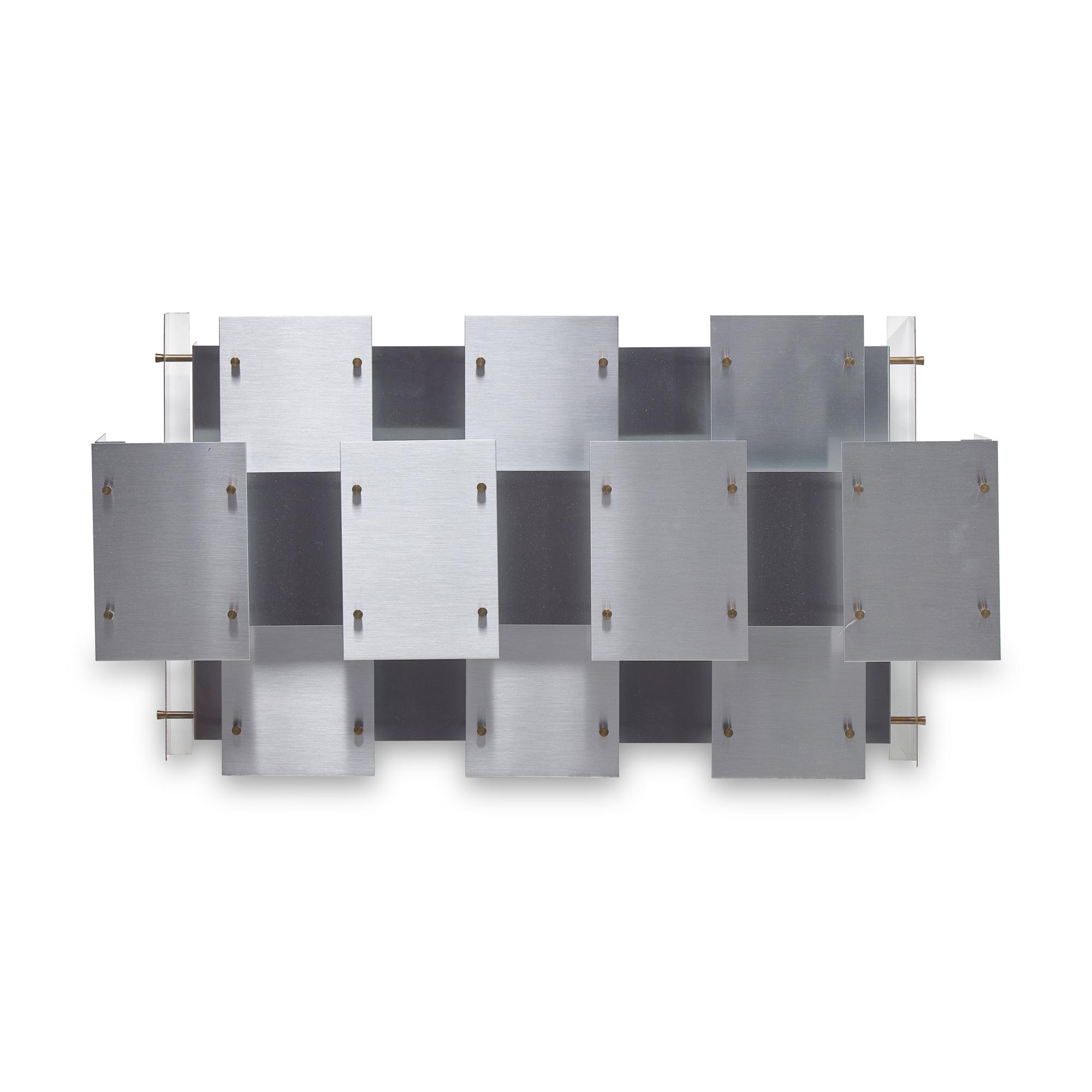 Large 'Cityscape' Wall Sconce, c. 1970
