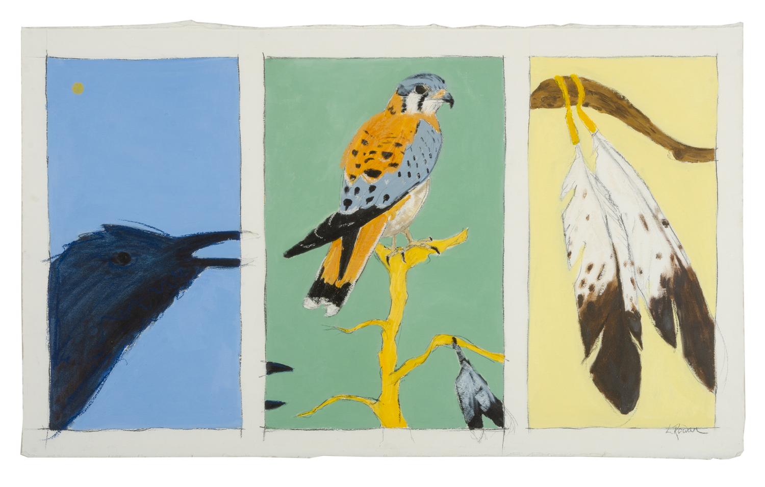 L. Rowan 17 1/2 x 29 1/2 inches — (American, 20th Century)