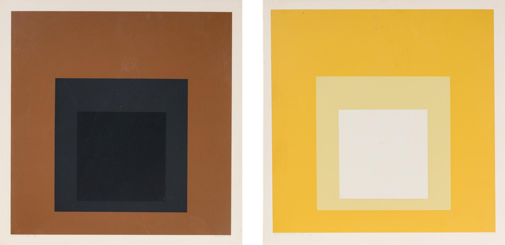 A group of four prints from Die Oberfläche (Attic ; Silent; Opalescent; Chrysoprase ), 1965