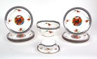 A Partial Set of Royal Worcester Porcelain Diameter of plate 9 inches. — EARLY 20TH CENTURY