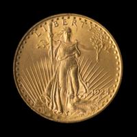 A United States 1924 St. Gaudens $20 Gold Coin