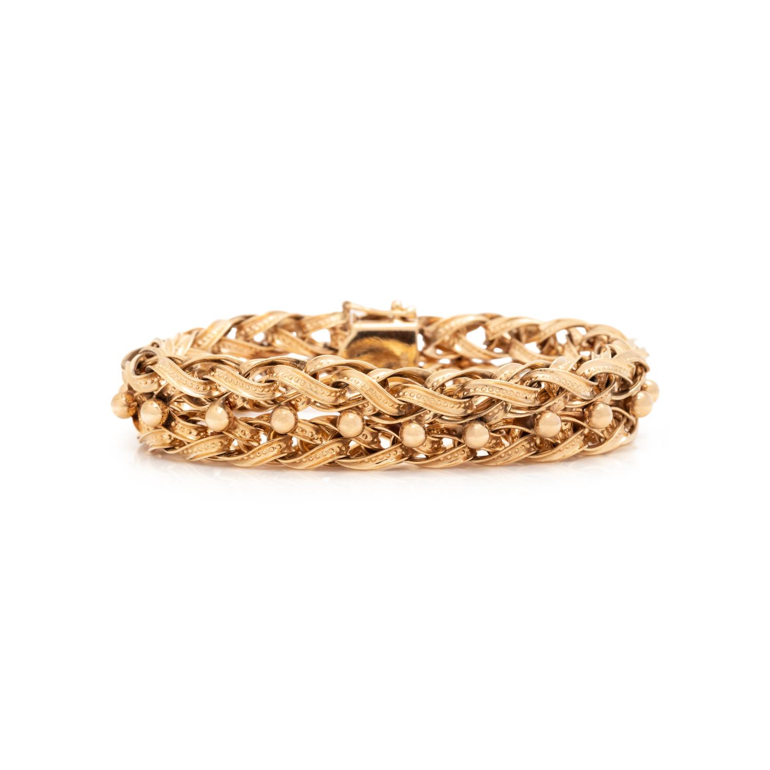 YELLOW GOLD BRACELET