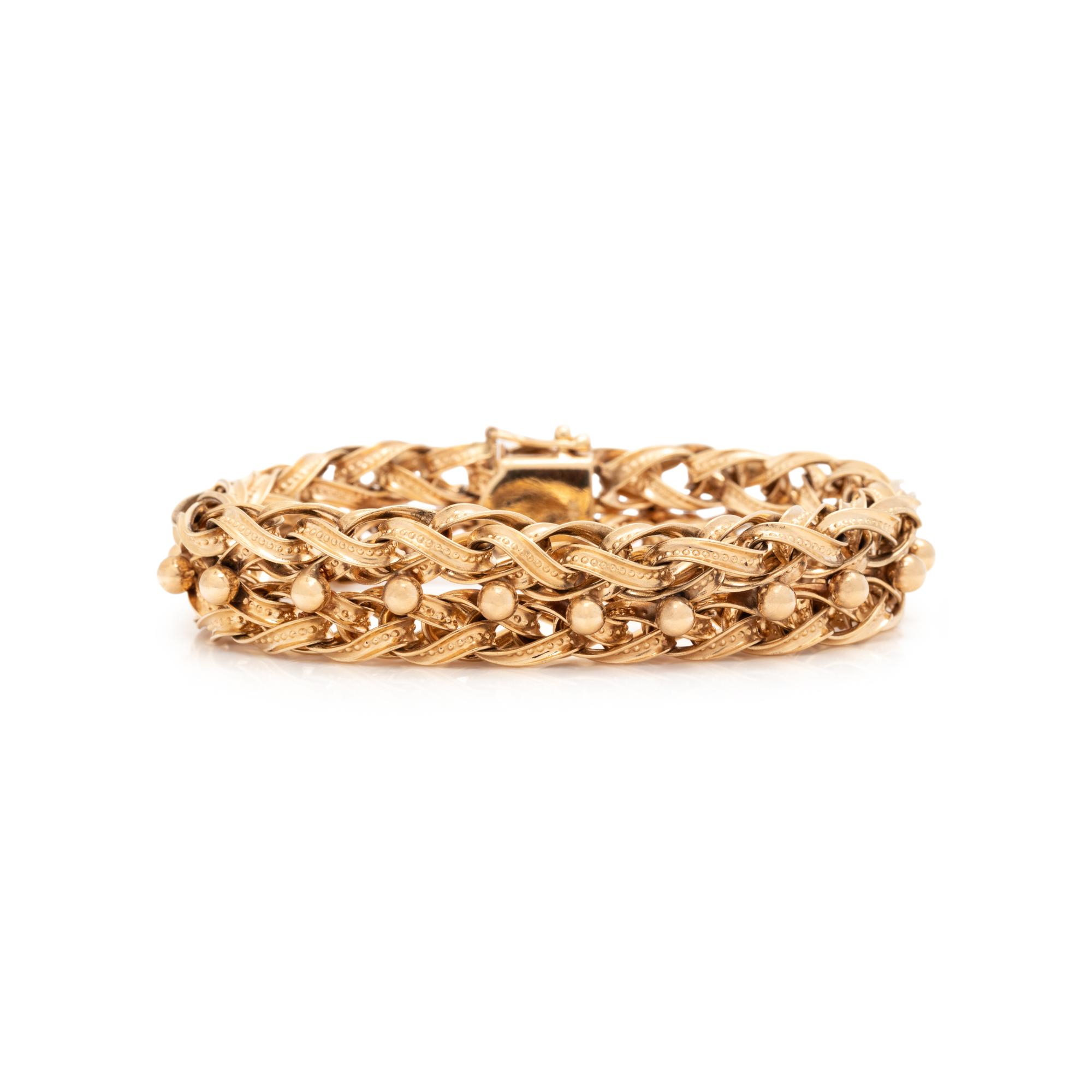 YELLOW GOLD BRACELET