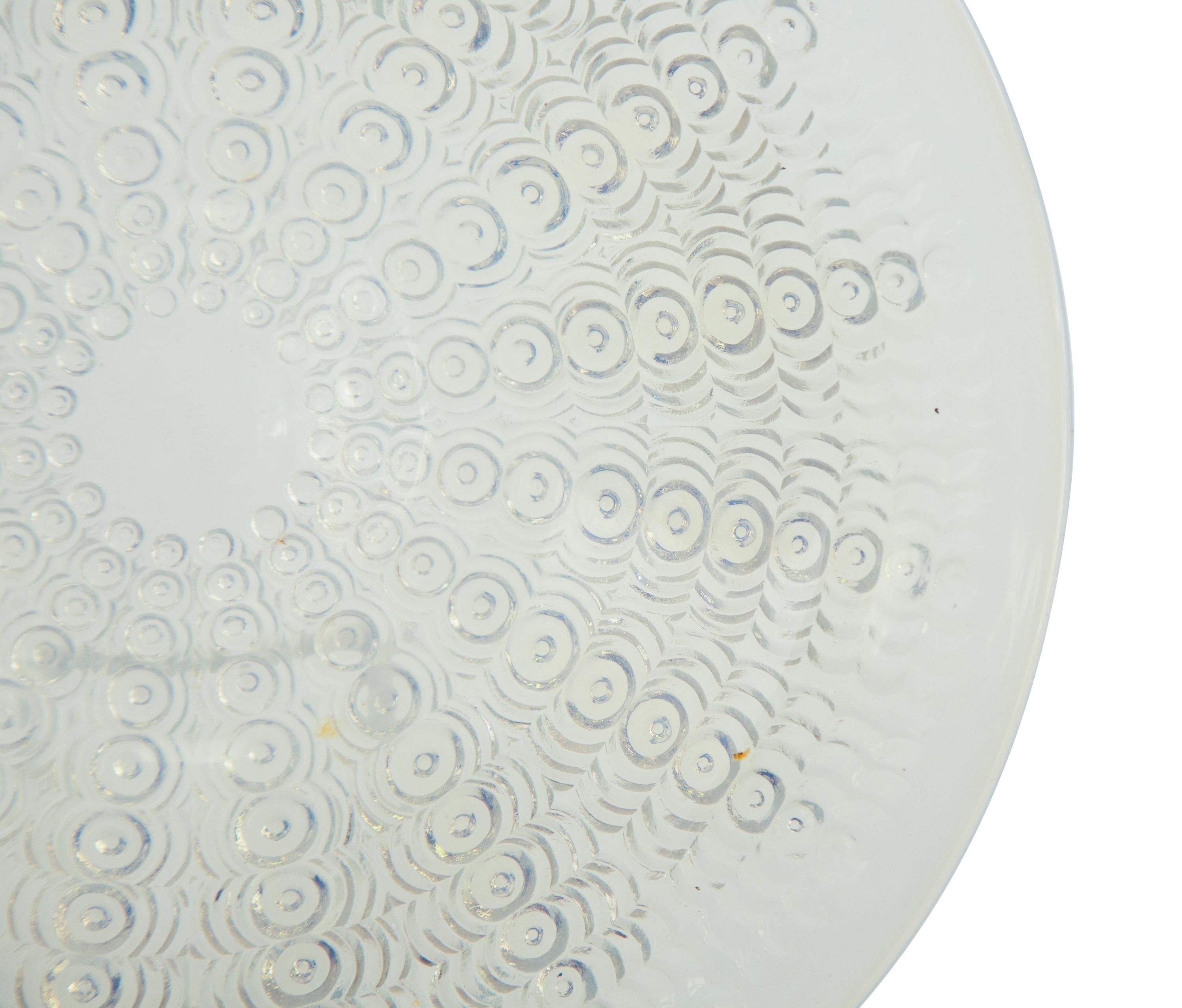 A Lalique Oursins Plate
