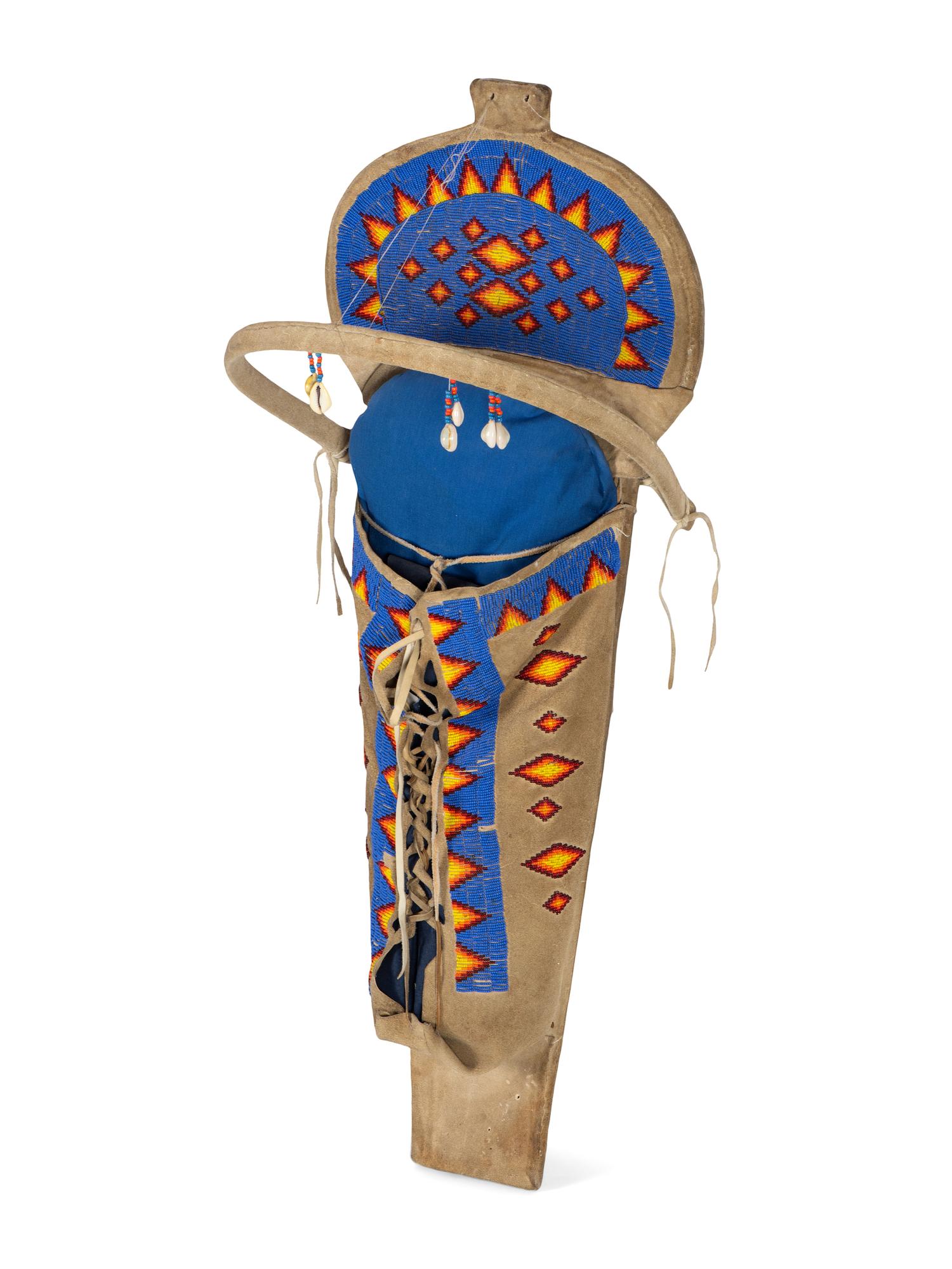 Plateau Beaded Hide Cradle