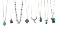 Southwestern-style Silver and Turquoise Neclaces