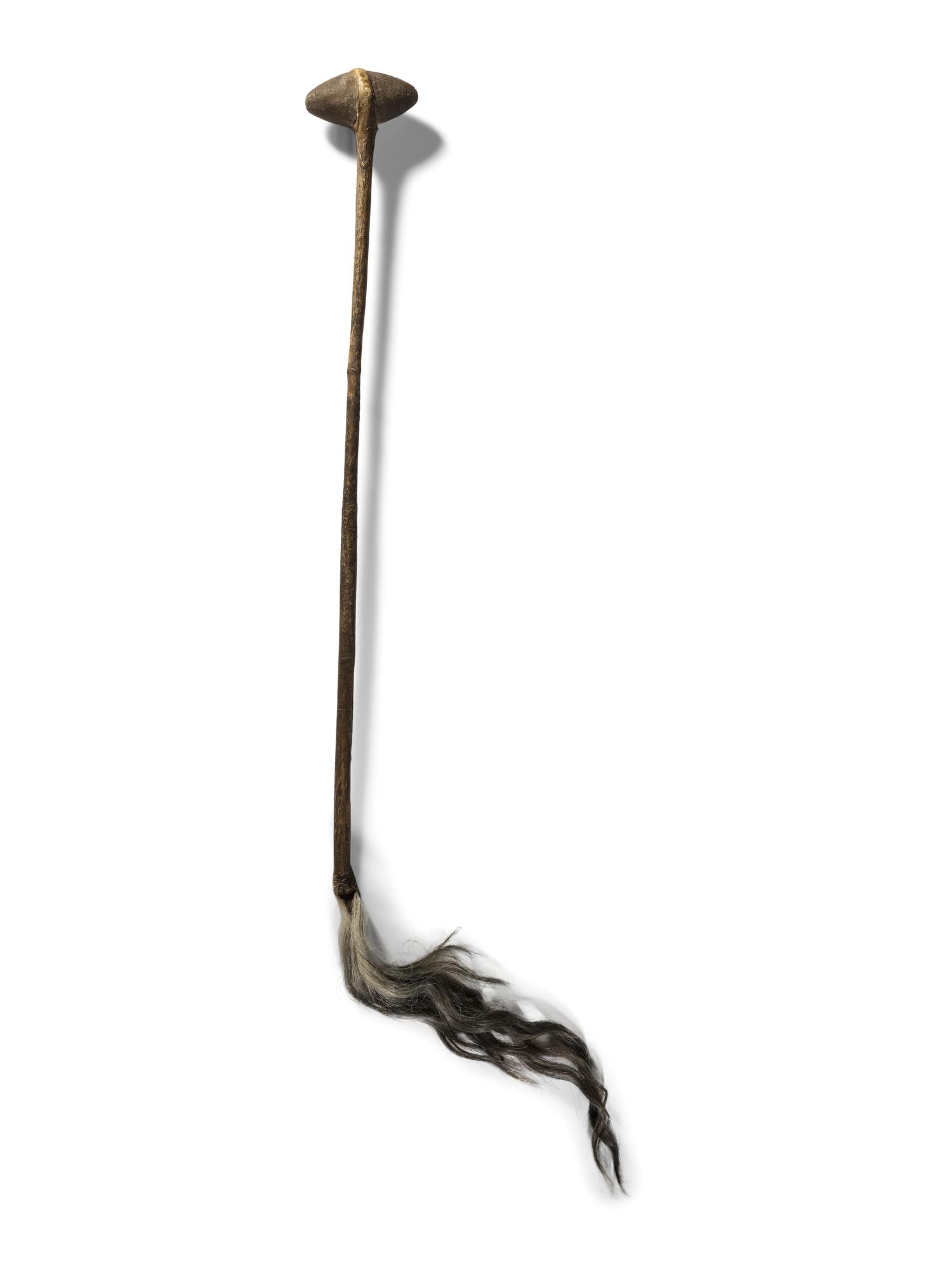 Plains Stone Club, with Horsehair Drop