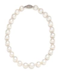 A Fine Graduated Single Strand Cultured South Sea Pearl Necklace,