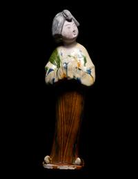 Three Chinese Pottery Figures