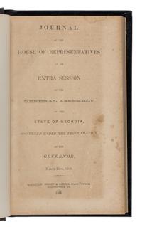 [Civil War - Georgia]. A group of 6 titles, comprising: