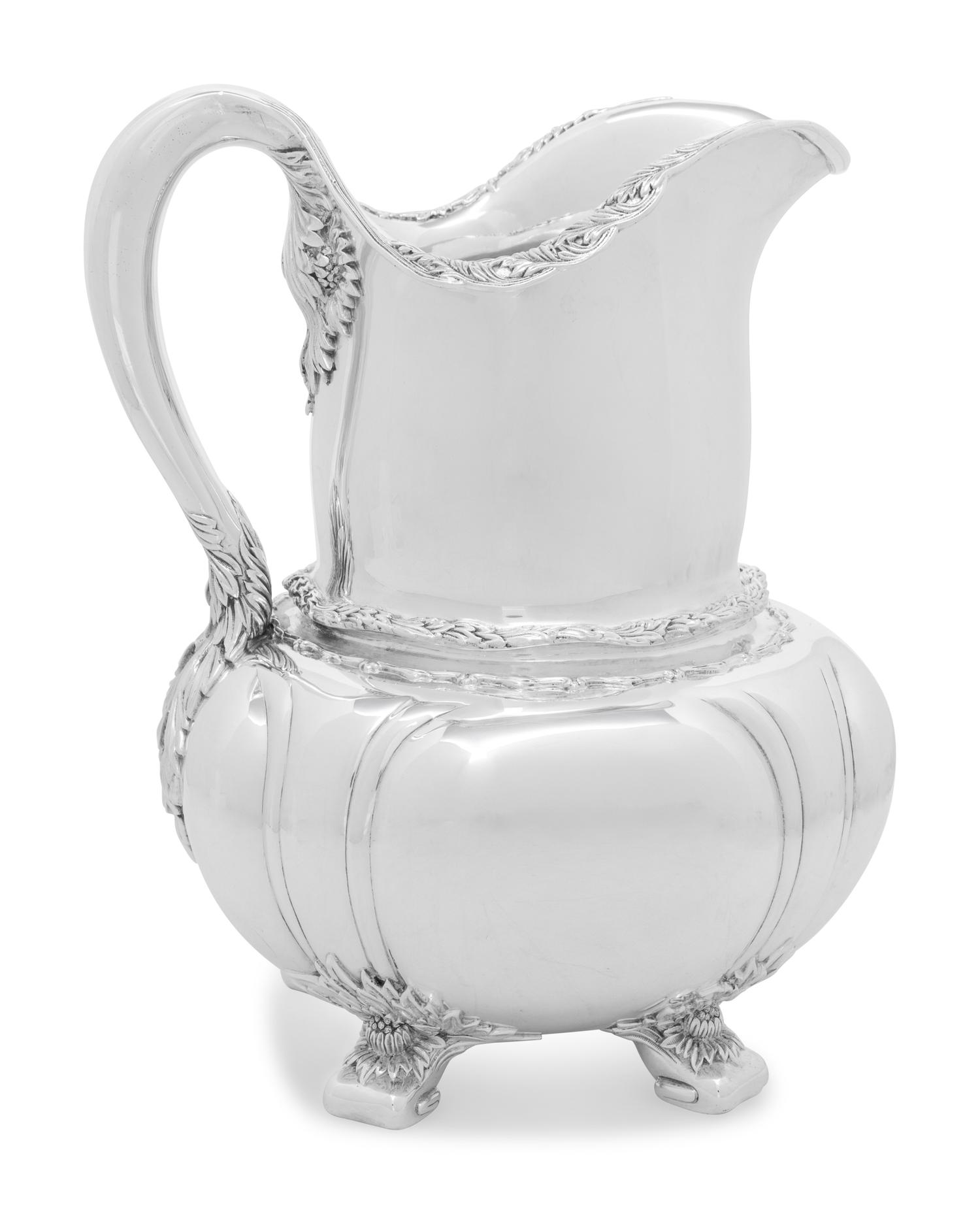 A Tiffany and Co. Silver Water Pitcher
